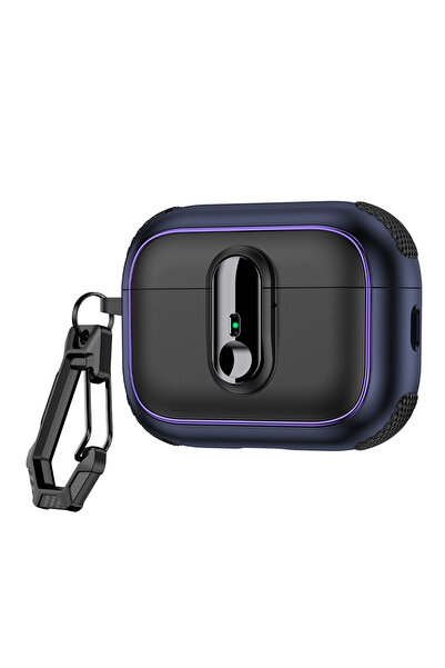 Choice36 غطاء سماعات أذن مقاوم للصدمات من نوع Armor Lock لـ AirPods Pro 3، مص...