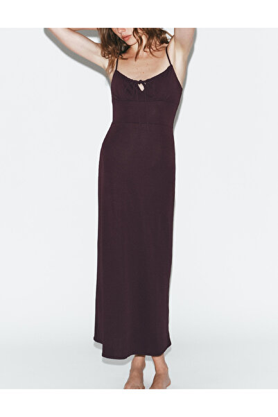 Evendi Long dress, Plum