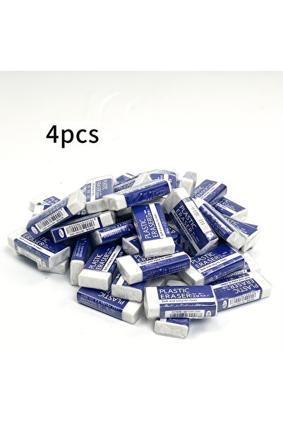 choice2 4Pcs 4/6/10Pcs 2B White PVC Eraser Clean and Mess Free Student Exam O...