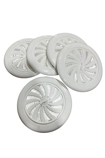 Veka 5’li Soba Boru Delik Kapatıcı Kapak Seti – Plastik Duvar Baca Gizleme Ap...