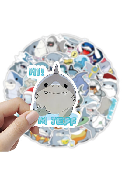 Choice 54pcs 54PCS Kawaii Jeff the Land Shark Marvel Graffiti Stickers Cute S...