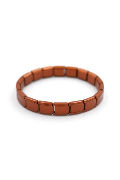 Royaleks Matte nomi bracelet - brick