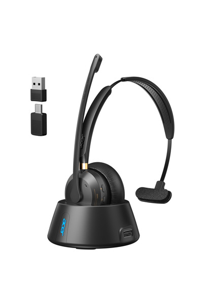 Choice Black Acer Wireless Headset with Mic for Work AI ENC Noise Cancelling ...