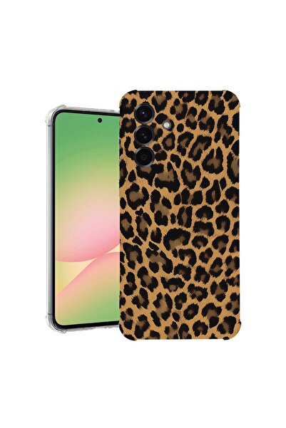 bestcase Противоударен калъф, съвместим със Samsung Galaxy A37 5G, с леопардо...