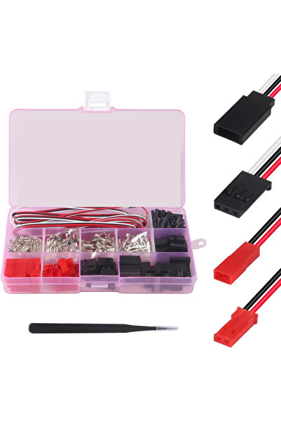 Choice 1 KIT JST Servo Connector Kit 40 Sets Servo Plug Male Female Connector...