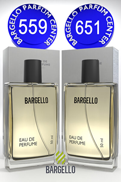 Bargello 559 Erkek Parfüm Oriental 50 ML EDP + 651 Erkek Parfüm Fresh 50 ML EDP