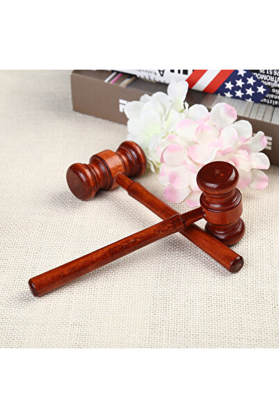 Choice 2 Mini Hammer Lawyer Decoration Hammers Judge Hammer Wooden Hammer Woo...