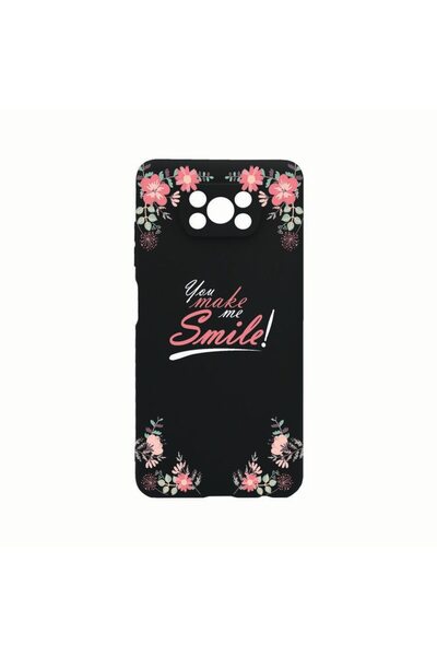 bestcase Husa Silicon, Compatibila Cu Xiaomi Poco X3 Pro, Make Me Smile, Rezi...
