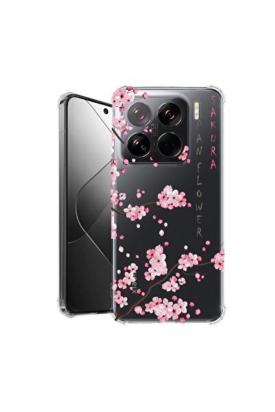 bestcase ¬Æ Husa pentru Xiaomi 15, Anti Shock 1.5MM, Cherry Blossom, Protecti...