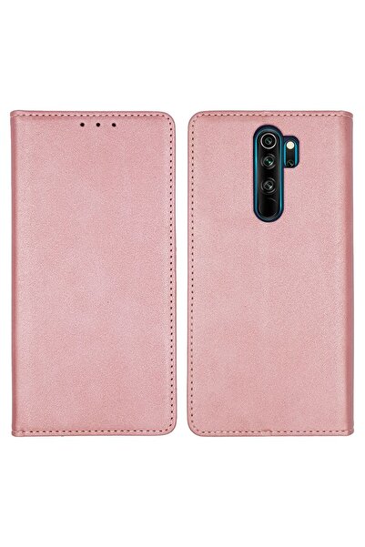 Sonique Θήκη Πορτοφόλι Vintage Magnet Wallet Xiaomi Redmi Note 8 Pro Ροζ Χρυσό