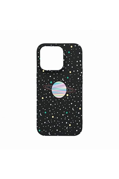 bestcase Силиконов калъф, съвместим с Xiaomi 13, Вселена, Планети, Устойчив н...