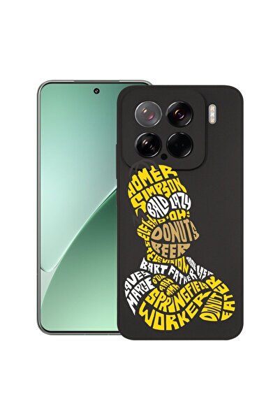 bestcase Θήκη για Xiaomi 15, Καλλιγραφία Homer Simpson, Λεπτή σιλικόνη 0.8MM,...
