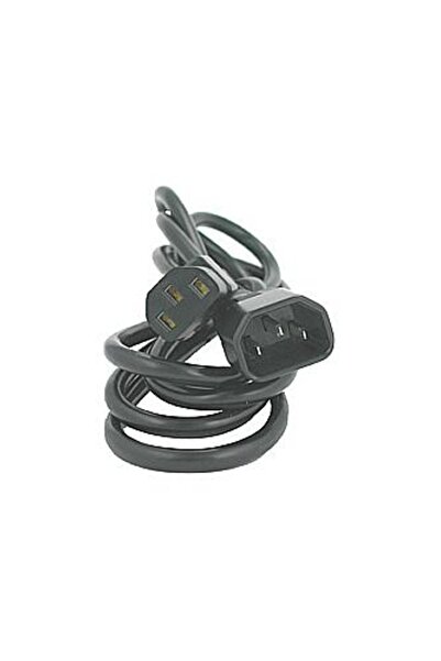 LOGO Cablu de alimentare 230V, cu conector frontal, C13-C14, 5m (65954)