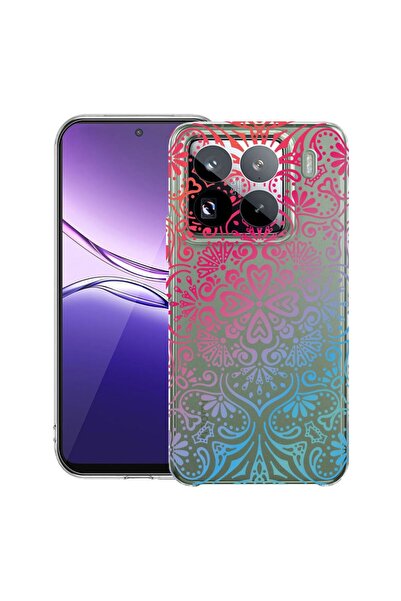 bestcase ¬Æ Husa Clear Slim Silicon Compatibila cu Xiaomi 15, Mandala Color, ...