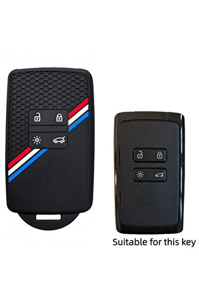 Choice black Silicone Car Key Case Cover For Alpine A290 GTS A110 Espace Aust...