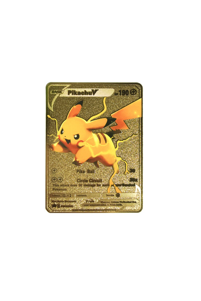 Choice25 A37 Cartão de metal pokémon 10000 pontos arceus charizard raichu sup...