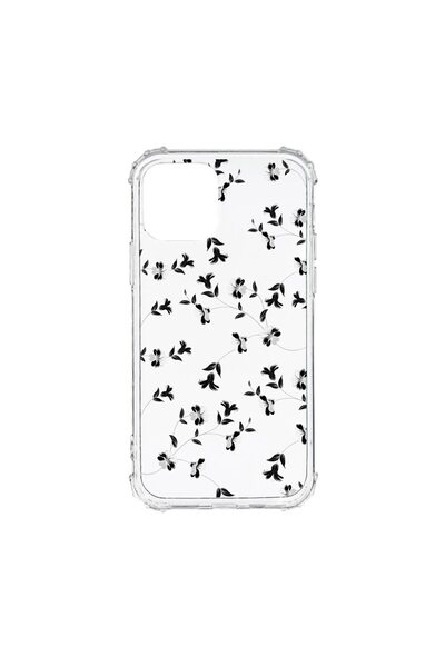 bestcase Husa Anti Shock Silicon Compatibila Cu Xiaomi Mi 11, Black Flowers, ...