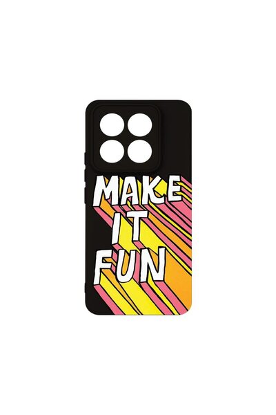 bestcase Θήκη Σιλικόνης Premium, Συμβατή με Xiaomi 14 Pro, Make It Fun, Λεπτή...