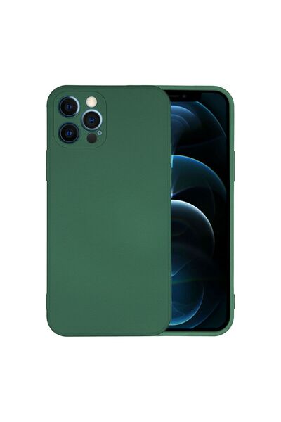 Sonique Θήκη Σιλικόνης My Colors Apple iPhone 12 Pro Πράσινο Σκούρο