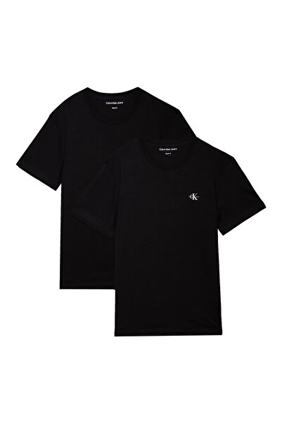 Calvin Klein Tricouri bărbătești cu mânecă scurtă, cu monogramă, pachet de 2,...