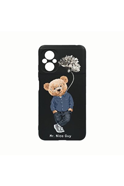 bestcase Силиконов калъф, съвместим с Xiaomi Poco M5, Добър момче - Плюшено м...