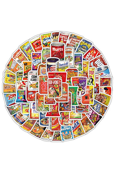 Choice 100PCS Cartoon American Snack Bag Waterproof Graffiti Stickers for Hel...
