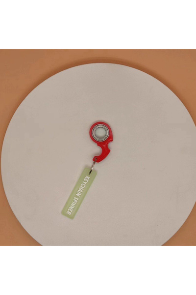 Choice1 1pc red 1PC Hot Sale New Finger Swivel Claw Keychain Metal Grain Text...