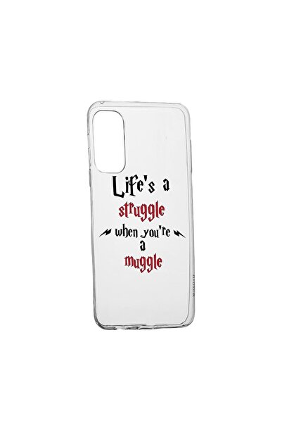 bestcase Силиконов калъф, съвместим с Xiaomi Mi 10T, Животът е борба, устойчи...