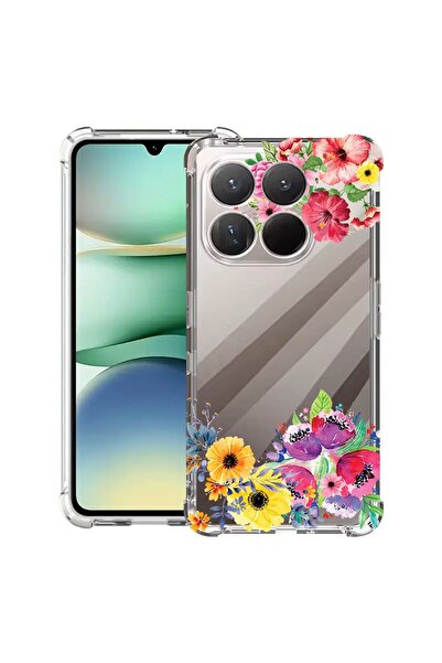 bestcase Αντικραδασμική Θήκη Συμβατή με Xiaomi 17, με Σχέδιο Λουλουδιών, Ενισ...