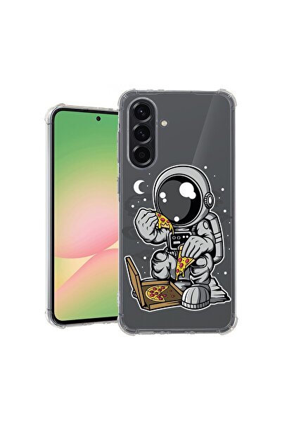 bestcase Husă pentru Samsung Galaxy S25, Antișoc 1.5MM, Astronaut Pizza, Prot...