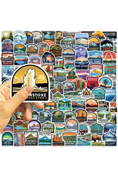 Choice 100pcs 100PCS Cartoon National Park Graffiti Stickers DIY Decoration G...