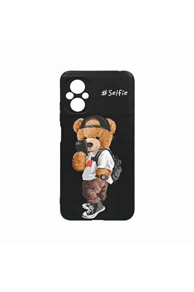 bestcase Силиконов калъф, съвместим с Xiaomi Poco M5, дизайн  "Селфи плюшено ...