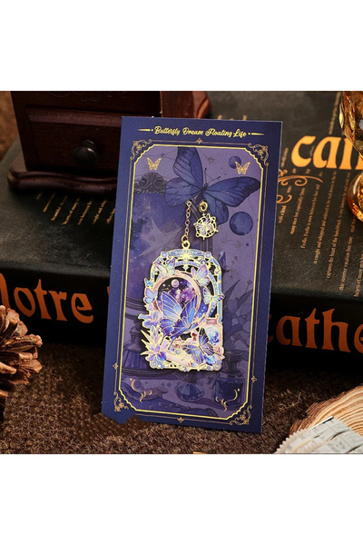 Choice10 butterfly C Vintage Art Metal Bookmark Gold Chain Ideal Gift for Lit...