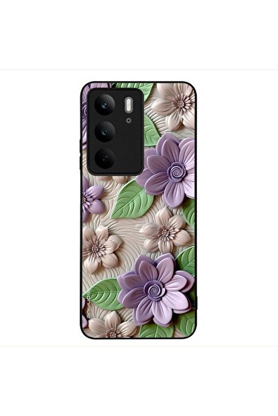 Sonique Θήκη 3D Flower Series για Realme C75 4G Βιολετί