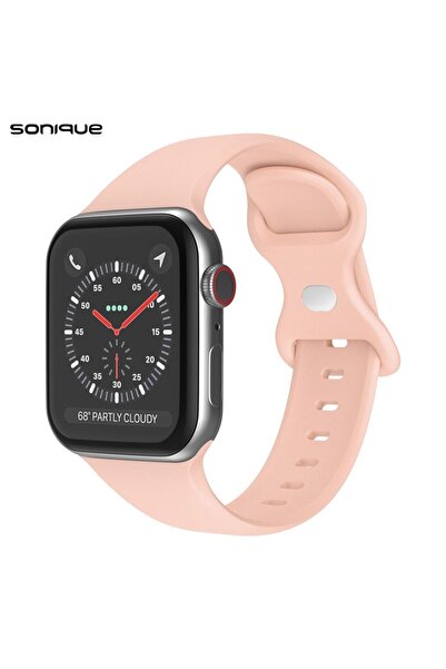 Sonique Λουράκι Σιλικόνης Butterfly Band για Apple Watch (38/40/41MM) Ροζ