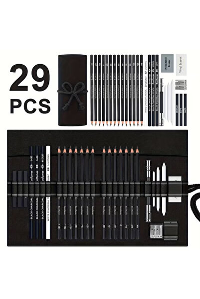 Choice1 29 pcs Brutfuner 18/29 Pro Professional Artist Sketching & Drawing Pe...