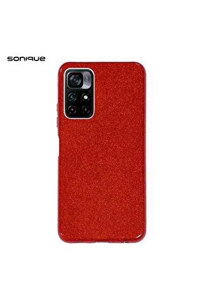 Sonique Θήκη Σιλικόνης Shiny Xiaomi Poco M4 Pro 5G / Redmi Note 11s 5g Κόκκινο