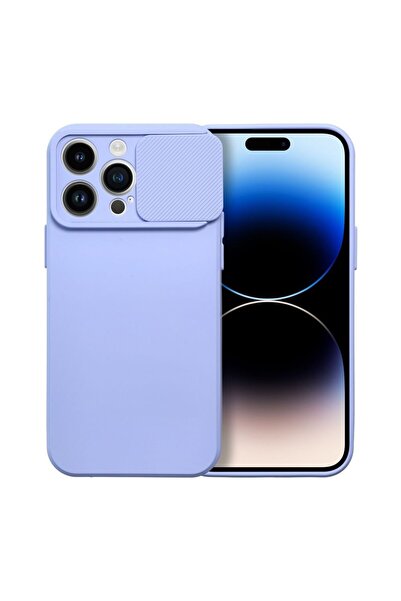Sonique Θήκη Σιλικόνης Slide Case Apple iPhone 14 Pro Max Λιλά