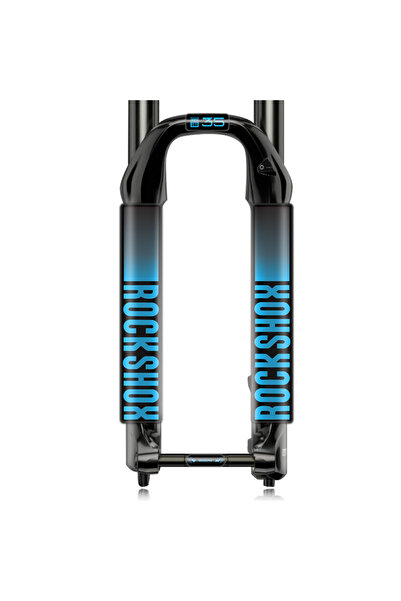 Choice3 ملصق شوكة الدراجة الجبلية Blue Rockshox XC35 - ملصق تعليق أمامي للدرا...