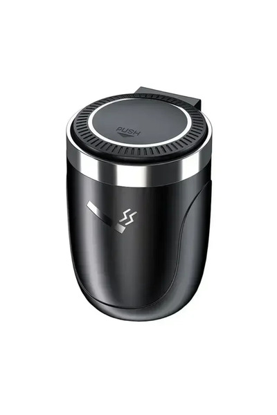 choice2 BLACK 1PC Car Cigarette Ashtray Cup With Lid With LED Light Portable ...