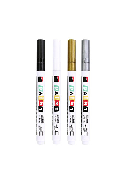 Choice13 4 mixed G 4 Pcs Permanent Paint Pens Set for Rock Painting, Stone, C...