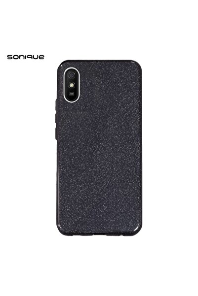 Sonique Θήκη Σιλικόνης Shiny Xiaomi Redmi 9A / Redmi 9AT Μαύρο