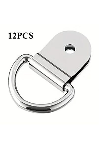 Choice1 12 قطعة حلقات تثبيت على شكل D من الفولاذ المقاوم للصدأ، خطاف سحب وربط...