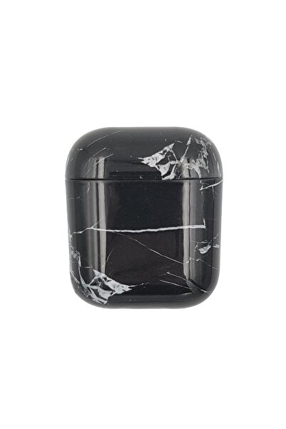 Sonique Θήκη PC Marble για AirPods 1/2 Μαύρο