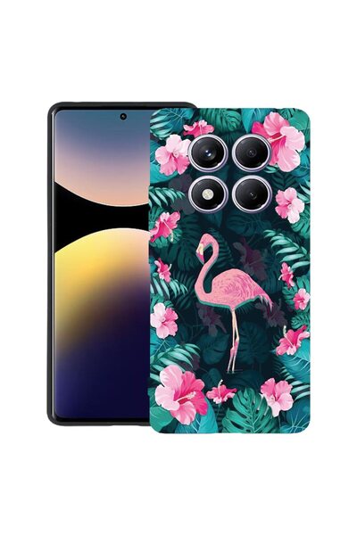 bestcase Husă pentru Xiaomi Redmi Note 15 5G cu design Flamingo, TPU Mat Ultr...