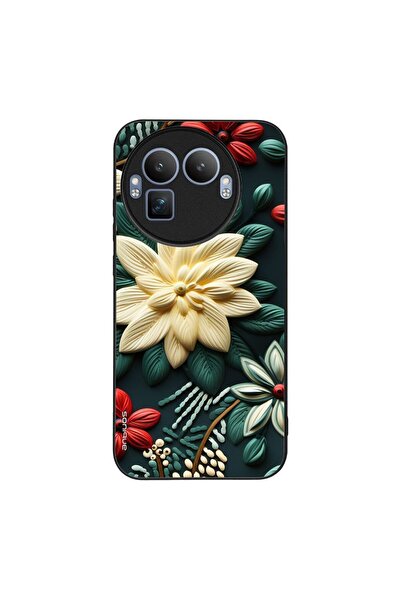 Sonique Θήκη 3D Flower Series για Realme GT 8 Pro 5G Πράσινο
