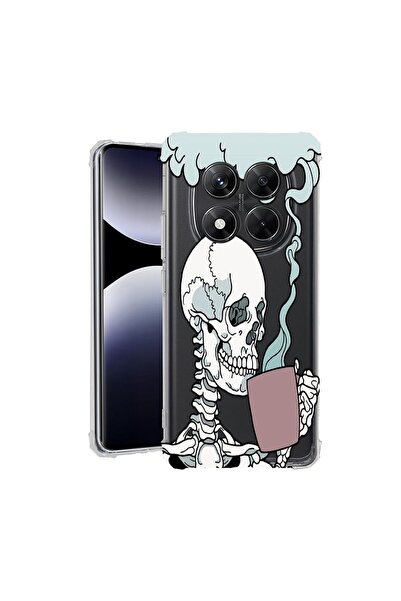 bestcase ¬Æ Husa pentru Xiaomi Redmi Note 14 Pro 5G, Anti Shock 1.5MM, Skull,...