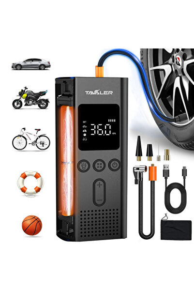 Choice Q3 150psi Bicycle Pump Portable Wireless Digital Inflator with Schrade...