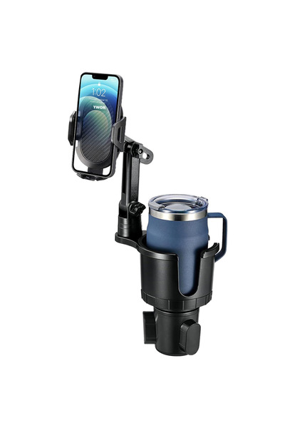 Choice black YWOR Cup Holder Phone Mount for Car,Upgraded 2 in 1 Car Cup Phon...