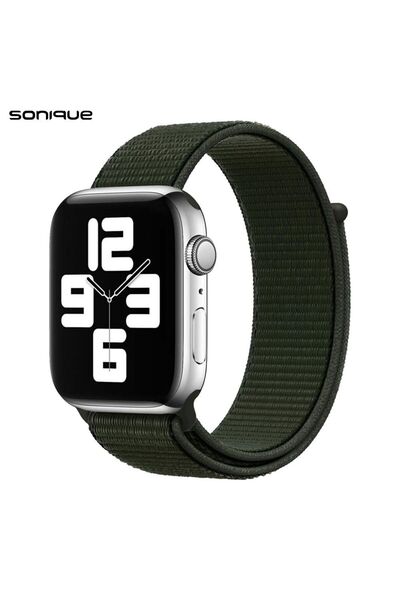 Sonique Λουράκι Official Nylon Band για Apple Watch (38/40/41MM) Χακί
